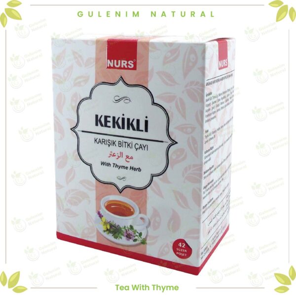 Herbal tea mixed with thyme شاي عشبي مع الزعتر
