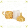 طقم-فناجين-قهوة-تركية-عثمانية-مزخرفة-باللون-الذهبي-Ottoman Turkish coffee cups set decorated in golden 2