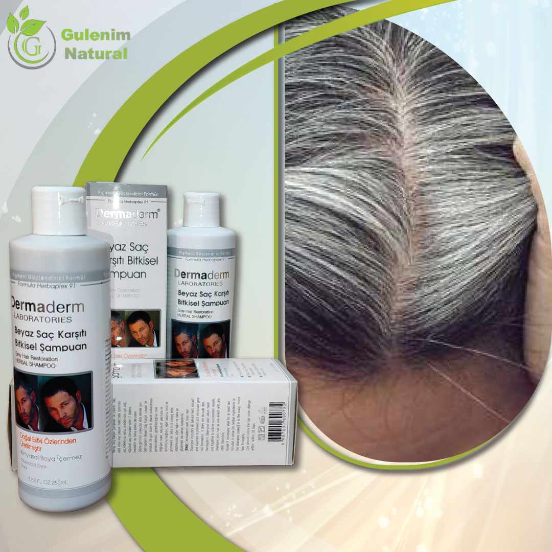 The best way to treat gray hair - Gulenim Natural Store